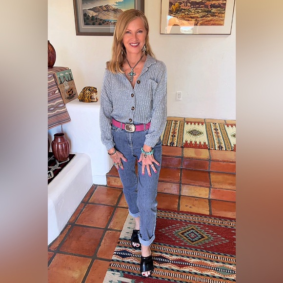 NWT BLUE GREY SOFT SHIRT SHACKET-S - Picture 4 of 13